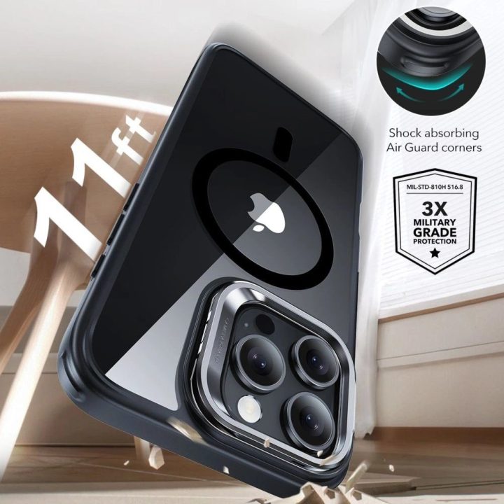 dėklas + grūdintas stiklas iPhone 16 Pro - skaidrus