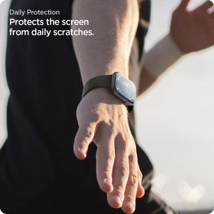 hibridinis stiklas 2 viename“ Apple Watch“ 10 (42 mm) – skaidrus