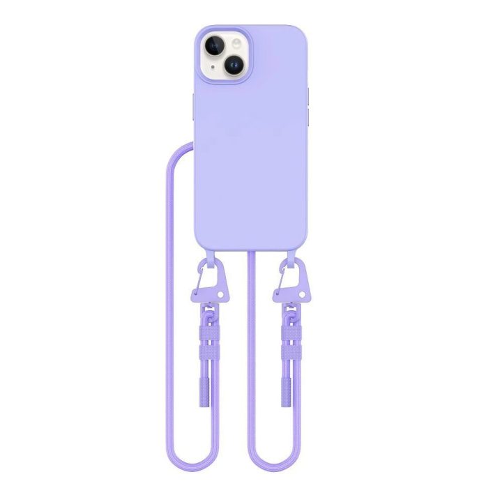 iPhone 15 dėklas – levandų spalvos“