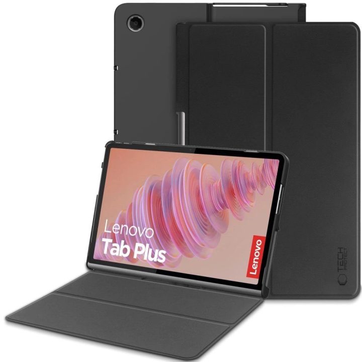 dėklas Lenovo TAB PLUS“ – juodos spalvos