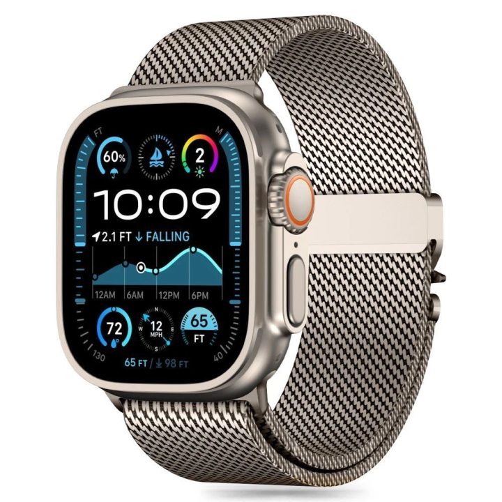 dirželis Apple Watch 6/7/8/9/10/SE/Ultra 1/2“ (44 / 45 / 46 / 49 mm) – titanas