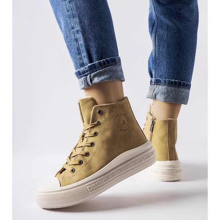 Tamsiai smėlio spalvos bateliai Big Star