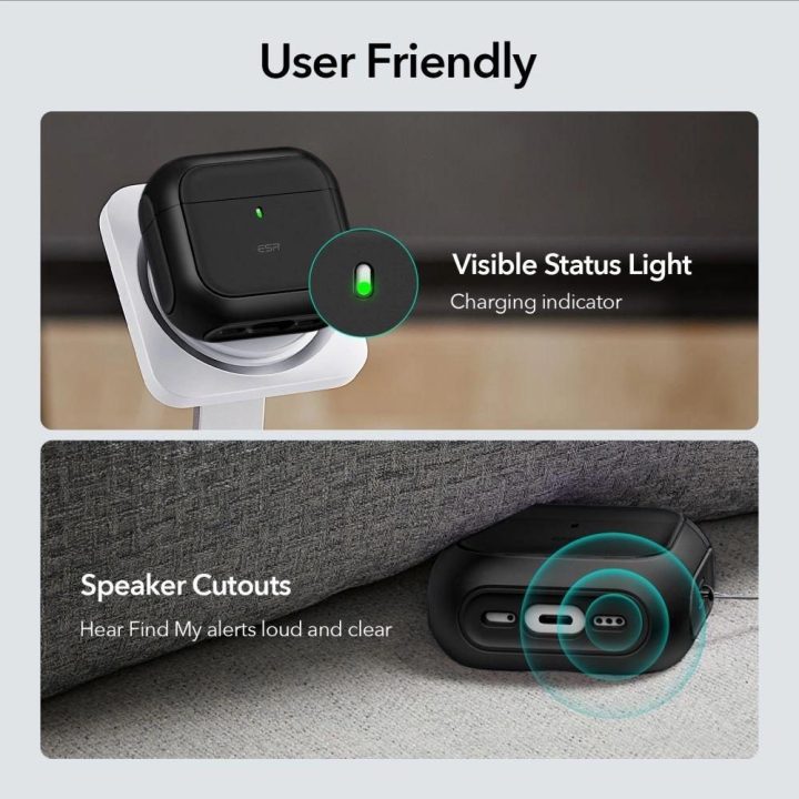 dėklas Apple AirPods 4“, juodos spalvos
