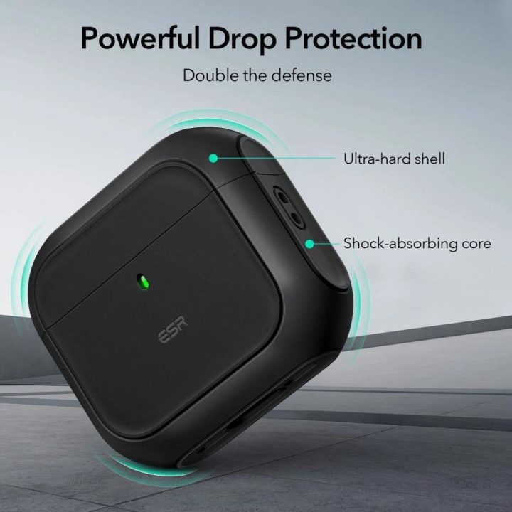 dėklas Apple AirPods 4“, juodos spalvos