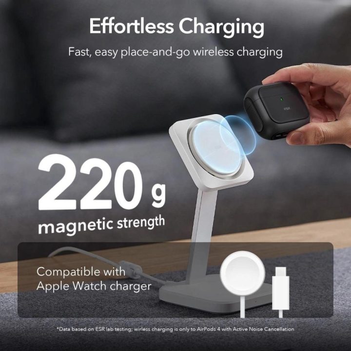 dėklas Apple AirPods 4“, juodos spalvos