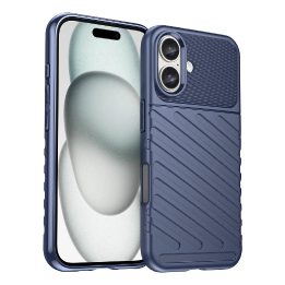 iPhone 16 Plus“, silikoninis dėklas, mėlynas