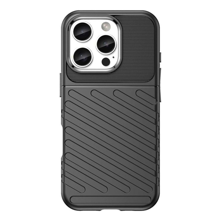 apsauginis dėklas iPhone 16 Pro – juodos spalvos