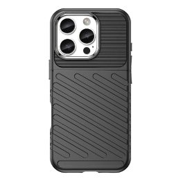 apsauginis silikoninis dėklas iPhone 16 Pro Max“ - juodas