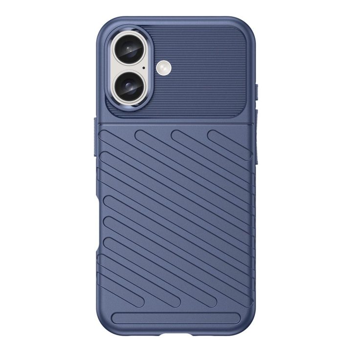 iPhone 16“ silikono dėklas – mėlynas