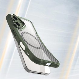 silikoninis MagSafe“ dėklas iPhone 16“ – žalias