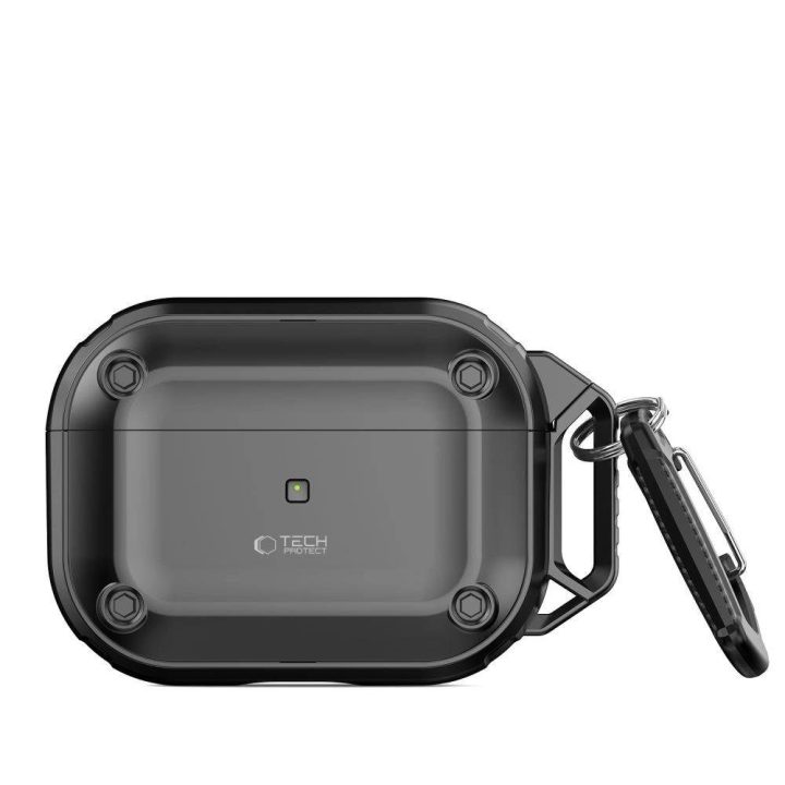 dėklas su karabinu Apple AirPods Pro 1 / 2“ - juodas
