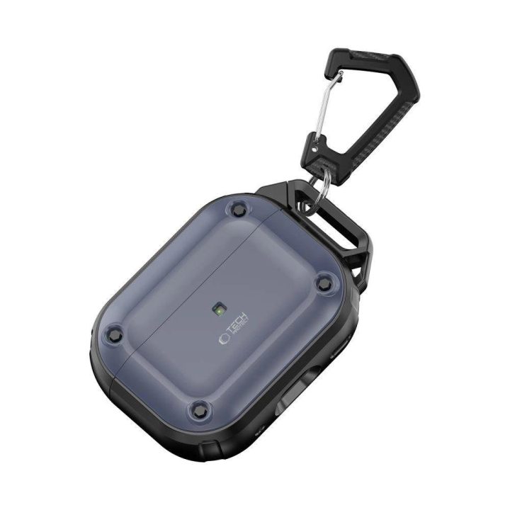 dėklas su karabinu skirtas Apple AirPods Pro 1 / 2 - mėlynas