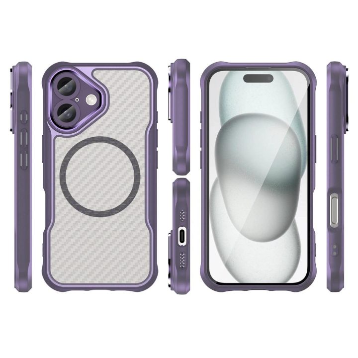 dėklas skirtas iPhone 16“ – purpurinis