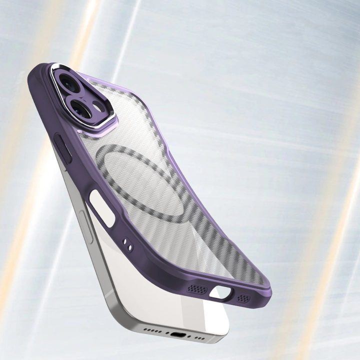 silikoninis dėklas iPhone 16 Plus“ – violetinės spalvos