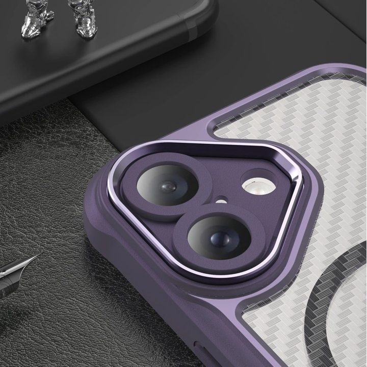 silikoninis dėklas iPhone 16 Plus“ – violetinės spalvos