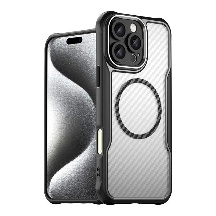 silikoninis dėklas iPhone 16 Pro“ – juodas