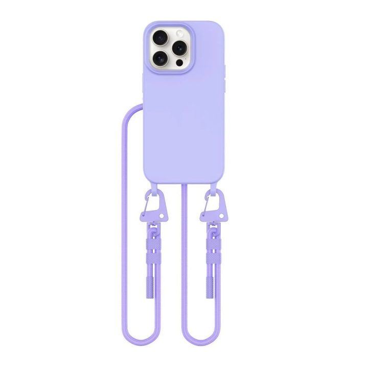 MagSafe“ iPhone 15 Pro“ dėklas – levandų spalvos