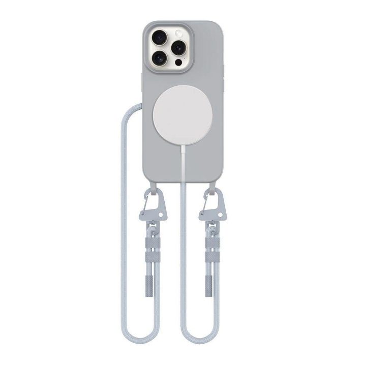 iPhone 15 Pro dėklas – pilkos spalvos