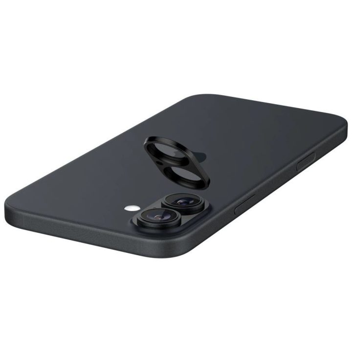 kameros apsauga 2 vnt. rinkinys iPhone 16“ / 16 PLUS“ – juoda