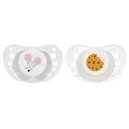 00075035440000 PF COMFORT AIR LUMI silikon 16-36 mėn. pilkas čiulptukas