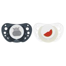 00075035420000 Žindukas PH COMFORT AIR LUMI silikoninis 16-36 mėn. 2 vnt. mėlynas
