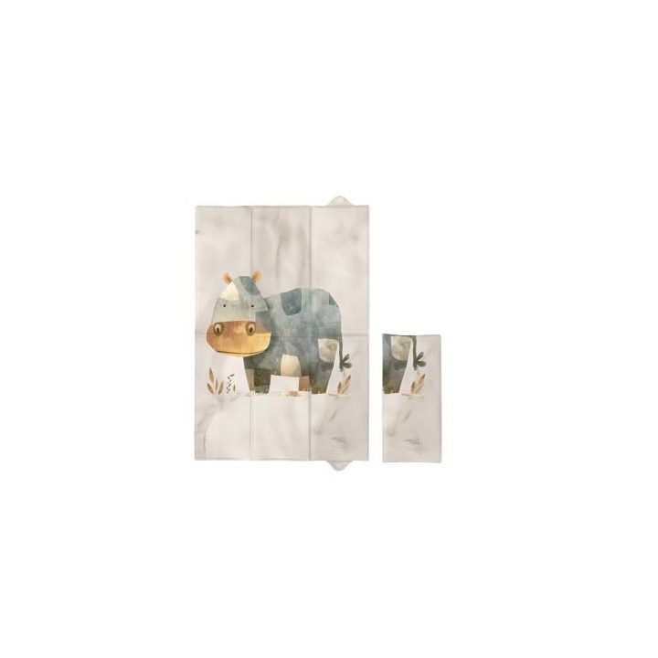 CEBA 305 780 Sulankstomas vystymo kilimėlis 40 x 60 Basic Cosy Hippo