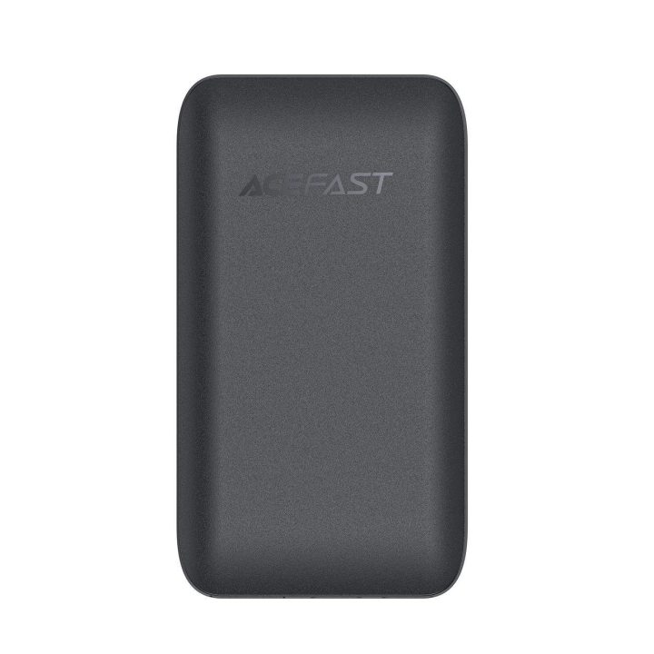 65 W GaN 2 USB A itin plonas įkroviklis, juodas