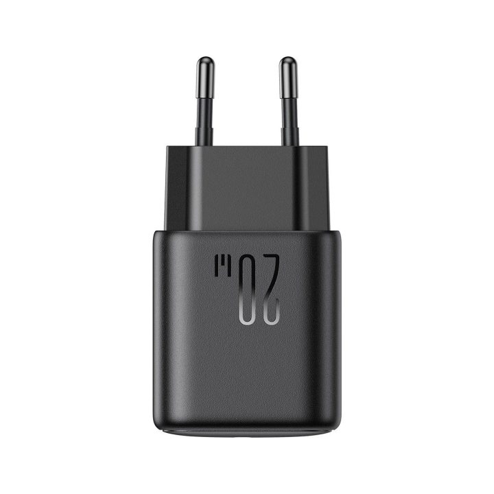 USB-C PD 20 W tinklinis įkroviklis – juodas