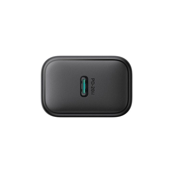 USB-C PD 20 W tinklinis įkroviklis – juodas