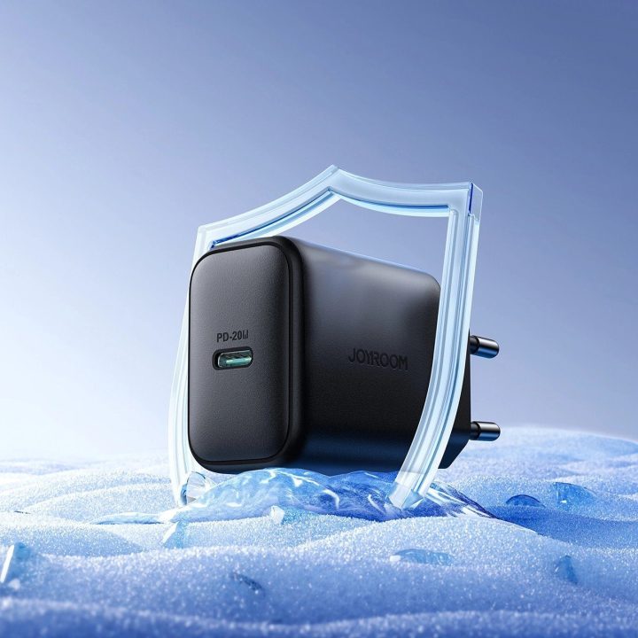 USB-C PD 20 W tinklinis įkroviklis – juodas