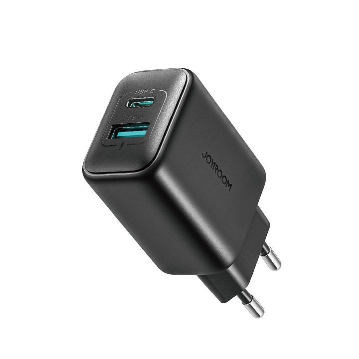 tinklo įkroviklis USB A 25W SFC / PPS / PD – juodas