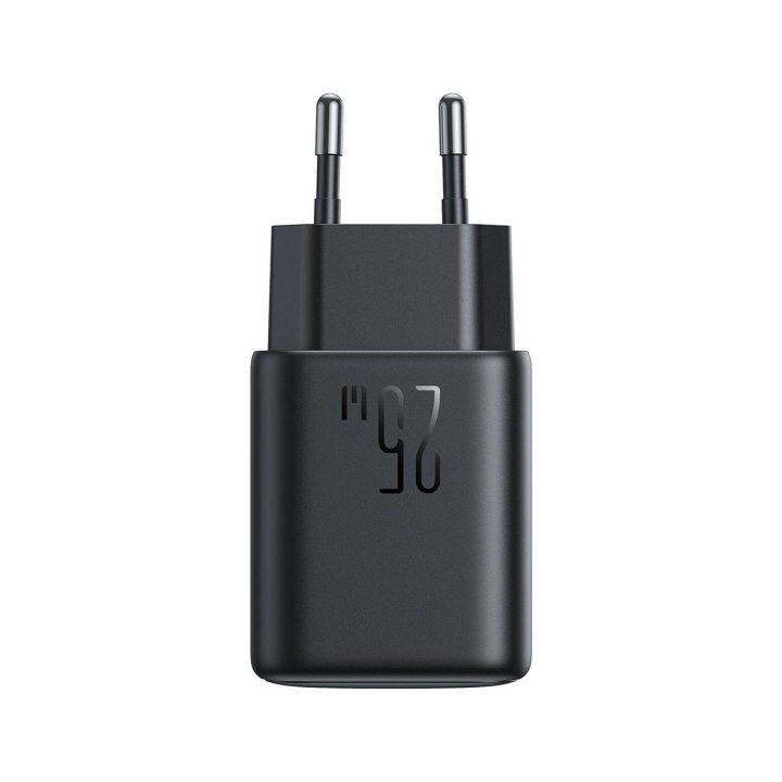 tinklo įkroviklis USB A 25W SFC / PPS / PD – juodas
