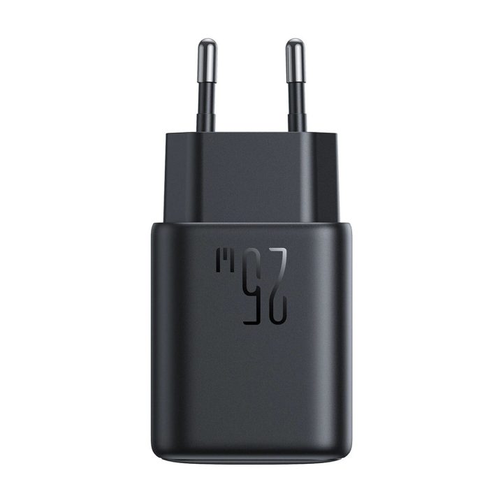 USB-C 25W SFC / PPS / PD tinklo įkroviklis – juodas