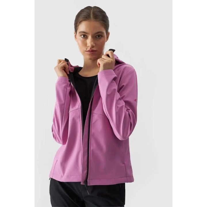 Moteriška striukė 4F Softshell membrana 5000 4F Rožinė