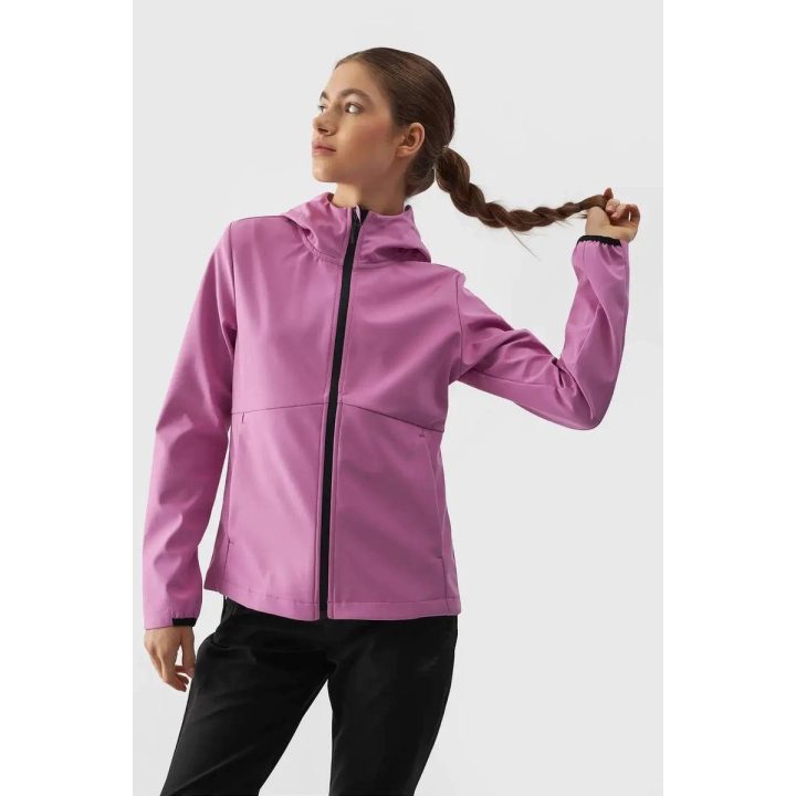 Moteriška striukė 4F Softshell membrana 5000 4F Rožinė