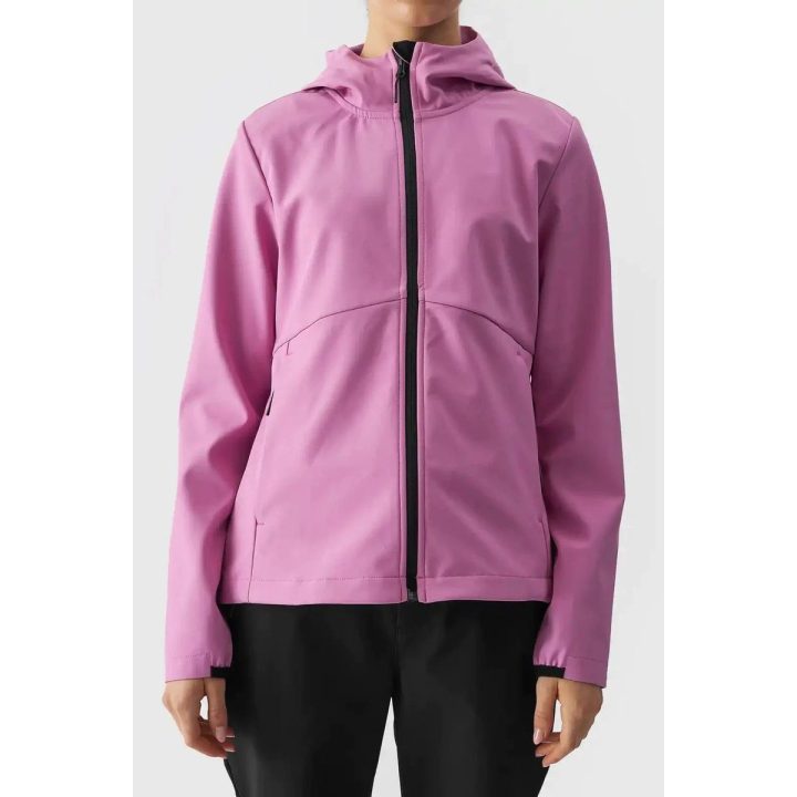 Moteriška striukė 4F Softshell membrana 5000 4F Rožinė