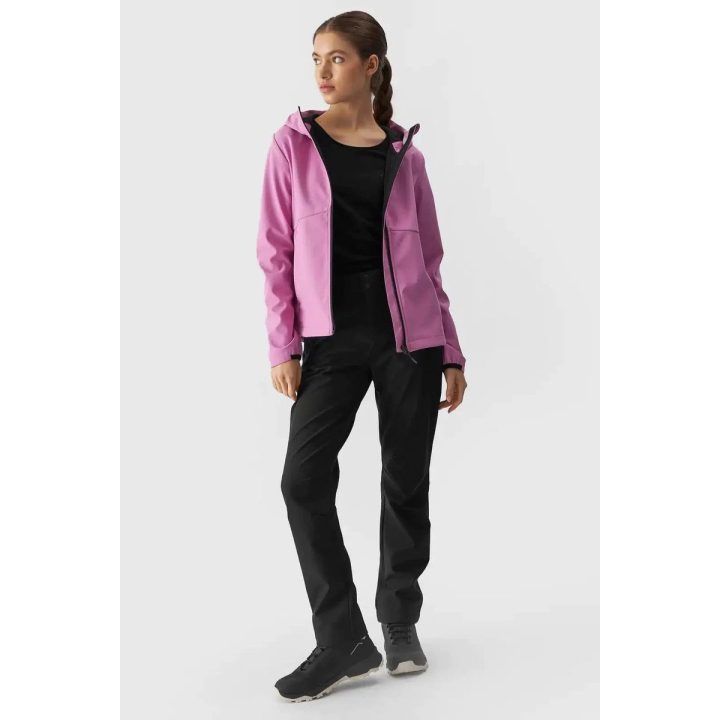 Moteriška striukė 4F Softshell membrana 5000 4F Rožinė