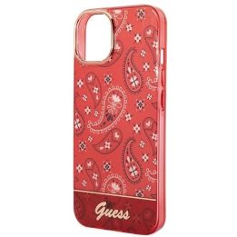 iPhone 14“ 6,1 col. raudona apsauginis dėklas Bandana Paisley“
