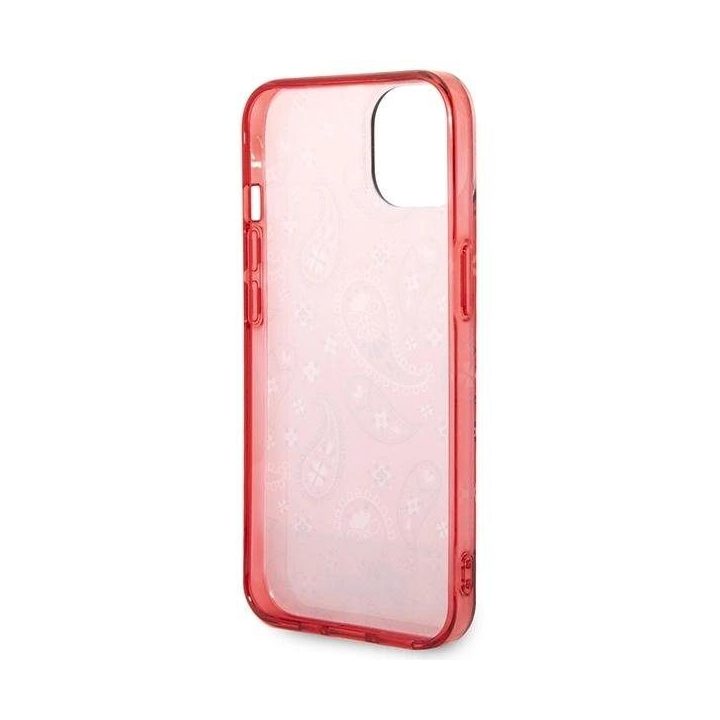 iPhone 14“ 6,1 col. raudona apsauginis dėklas Bandana Paisley“