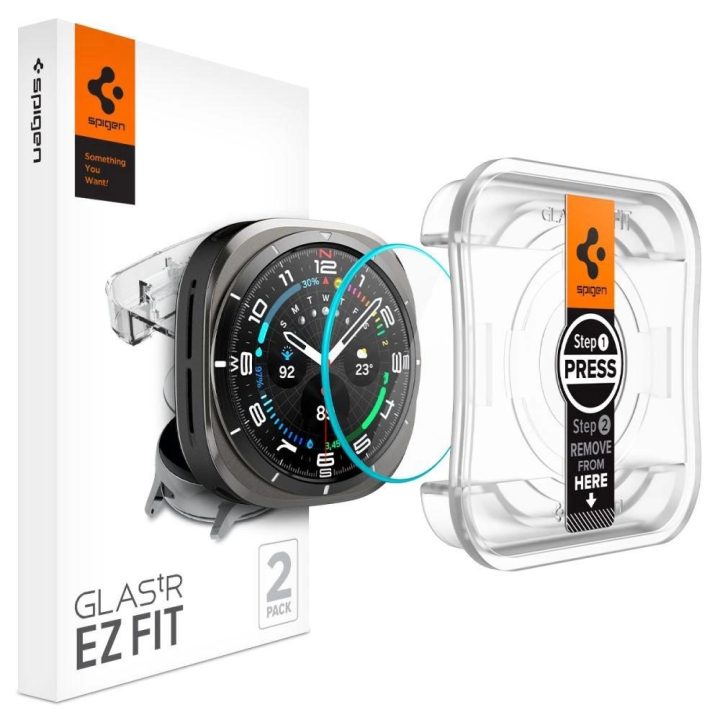 grūdintas stiklas Samsung Galaxy Watch Ultra“ (47 mm) — skaidrus (2 vnt.)