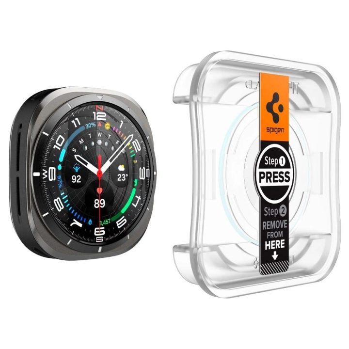 grūdintas stiklas Samsung Galaxy Watch Ultra“ (47 mm) — skaidrus (2 vnt.)