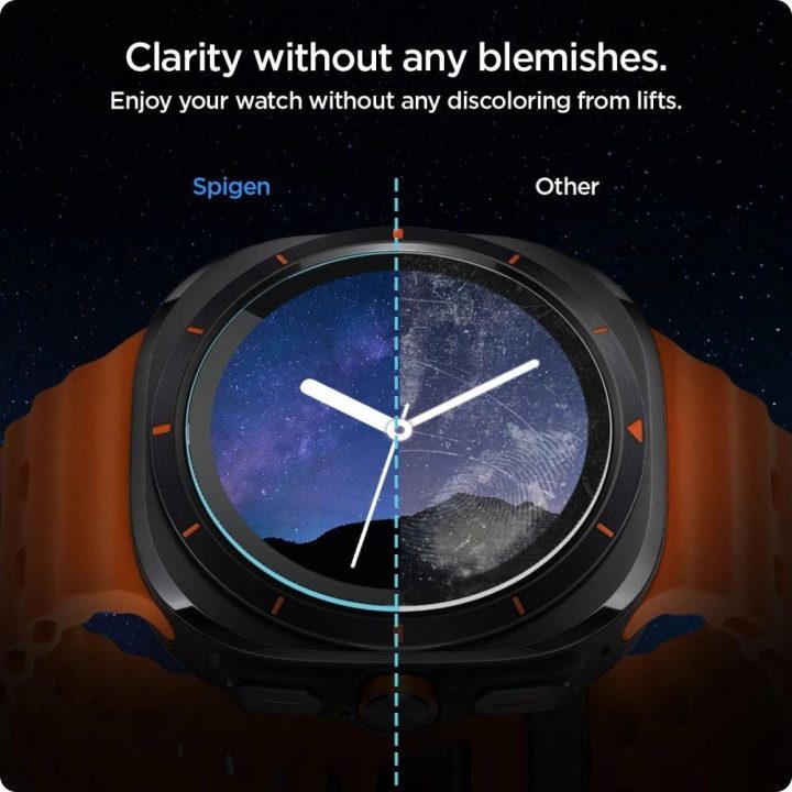 grūdintas stiklas Samsung Galaxy Watch Ultra“ (47 mm) — skaidrus (2 vnt.)