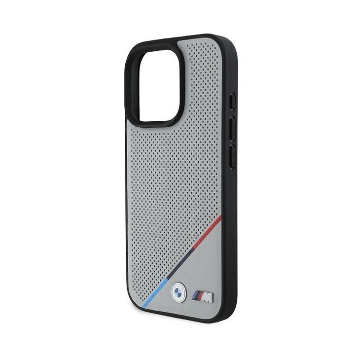 BMW M dėklas iPhone 16 Pro“ – pilkas