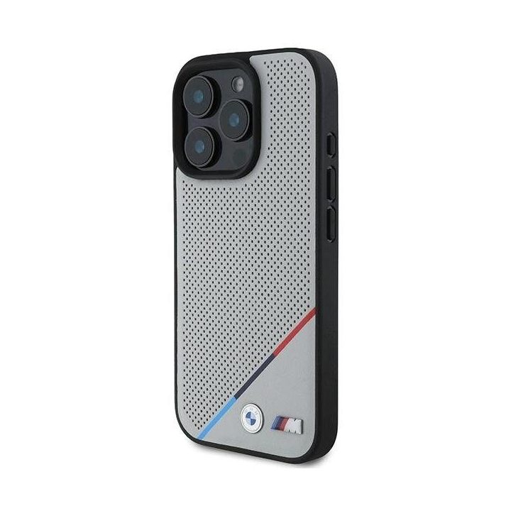 BMW M dėklas iPhone 16 Pro“ – pilkas