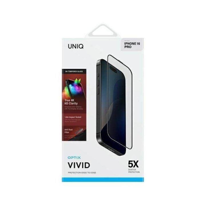 stiklo plėvelė su aplikatoriumi iPhone 16 Pro“