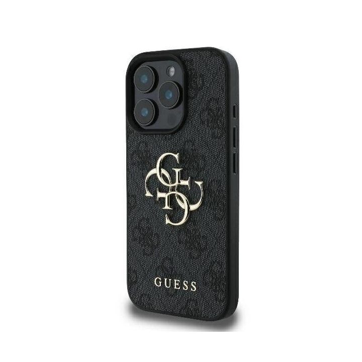 Guess 4G Big Logo iPhone 16 Pro Max“ dėklas – juodas