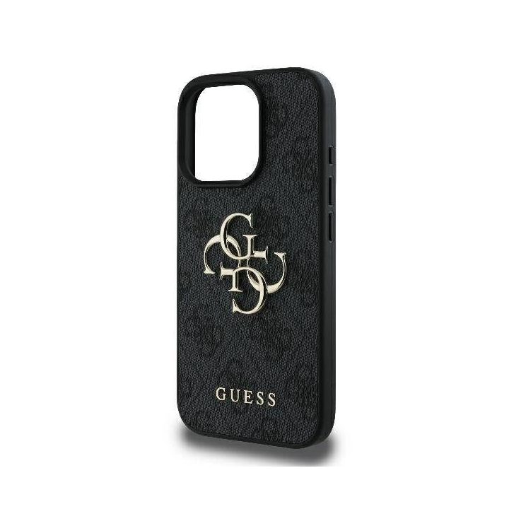 Guess 4G Big Logo iPhone 16 Pro Max“ dėklas – juodas