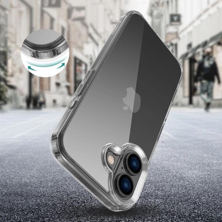 hibridinis dėklas iPhone“ 16 - skaidrus