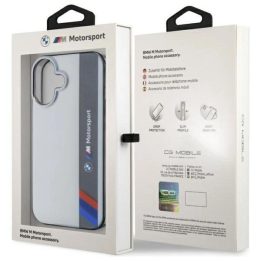 BMW Motosport IML iPhone 16 Dėklas - Pilkas