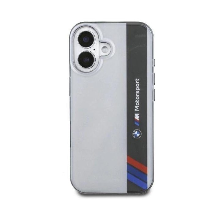 BMW Motosport IML iPhone 16 Dėklas - Pilkas